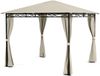 Blumfeldt Mondo - Pergola Partyzelt Gartenzelt Gazebo, Größe: 2,95 x 2,6 x 2,95 m (BxHxT), 4 Seitenteile, EasyMount Concept, Witterungsschutz: UV / Wind / Regen, dunkelgrau Bild 2