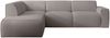 Selsey 'Bouvi' Ecksofa mit seitlicher Rückenlehne an der Ottomane, links, graubraun, Bouclé Bild 5