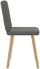 vidaXL Esszimmerstühle 2 Stk. Dunkelgrau Stoff 4101198 Bild 5