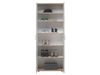 Schuhschrank >Nolana< in Sonoma-Eiche - 70x176x34cm (BxHxT) Bild 5