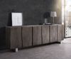 Delife 'Sideboard Live-Edge', 220 x 46 x 75 cm (BxTxH), Akazie, 6 Türen Bild 5