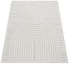 KADIMA DESIGN Teppich Struktur Wohnzimmer schmutzabweisend Teppich Kurzflor, Läufer, Höhe: 14 mm, Florhöhe: 10 mm, 100% Polypropylen, Läufer, 60x100cm, Creme Bild 5