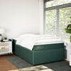 vidaXL Boxspringbett mit Matratze Dunkelgrün 120x200 cm Samt 3285635 Bild 3