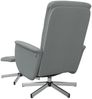 vidaXL Relaxsessel mit Fußhocker Hellgrau Stoff 356570 Bild 5