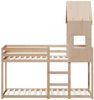 vidaXL Etagenbett ohne Matratze 90x190 cm Massivholz Kiefer 3282005 Bild 4