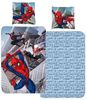 MTOnlinehandel Bettwäsche Spiderman Marvel 135x200 + 80x80 cm, 100 % Baumwolle, Renforcé, 2 teilig, Jungen Kinderbettwäsche mit Reißverschluss Bild 4
