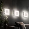 6er Set LED Aufbaustrahler, nickel-matt, quadratisch, L 9 cm Bild 2