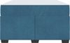 vidaXL Bettrahmen mit Matratze Dunkelblau 120 x 190 cm Stoff 3399282 Bild 5