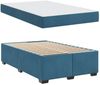 vidaXL Bettrahmen mit Matratze Dunkelblau 120 x 190 cm Stoff 3399282 Bild 4
