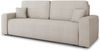Schlafsofa Spark – Sofa mit Schlaffunktion und Bettkasten, Bonellfederkern, Cordbezug, große Schlaffläche, modernes Polstersofa & Bettsofa (Beige (Poso 100)) Bild 2
