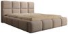 Compleo Polsterbett aus Bouclé MERID Doppelbett mit Kopfstütze, Rahmenbettgestell, mit Bettkasten und Lattenrost Bild 4