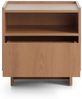Compleo Nachttisch mit Schublade KELLOS, Japandi design, Möbelfarbe: Eiche Karamell Bild 2