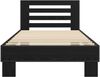 vidaXL Bettgestell mit Kopfteil Schwarze Eiche 80x200 cm 8009105 Bild 3
