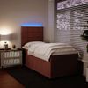vidaXL Boxspringbett mit Matratze Rosa 100x200 cm Samt 3293139 Bild 4