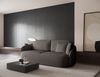 Selsey 'Savoy' 3-Sitzer Sofa mit Schlaffunktion und Chenille-Bezug, hellbraun, ca. 96 x 254 x 105 cm Bild 3