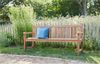 Gartenbank Kampen, Echtholz, Holzfarben, 150 x 92 x 55 cm Bild 3