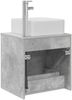 vidaXL Wandmontierte Waschtisch Betongrau 53 x 34,5 x 63 cm 890289 Bild 5