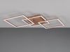 Große LED Deckenleuchte TRAIL Coffee schwenkbare Module, Breite 74cm Bild 5