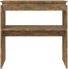vidaXL Konsolentisch Räuchereiche 80x30x80 cm Holzwerkstoff 815216 Bild 3