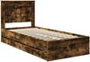 vidaXL Bettrahmen Geräucherte Eiche 100 x 200 cm Ingenieurs Holz 3410201 Bild 4