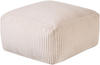 Pouf MUKKI Beige Baumwolle 50 cm 50 cm Bild 4