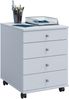 VCM Rollcontainer Lona 914420 Weiß H. 57 x B. 42 x T. 50 cm Bild 2