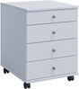 VCM Rollcontainer Lona 914420 Weiß H. 57 x B. 42 x T. 50 cm Bild 3