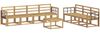 vidaXL Outdoor-Sofagarnitur 8 pcs Weiß 59 x 59 x 37 cm 3387358 Bild 2