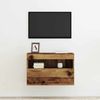 vidaXL TV-Wandschrank mit LED Altholz 60 x 30 x 40 cm Holzwerkstoff 862206 Bild 5