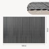 PVC Sichtschutzmatte Cefalu 90x500 cm 16mm Anthrazit [casa. pro] Bild 2