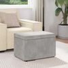 vidaXL Hocker Hellgrau 61 x 41 x 40 cm Samt und Engineering Holz 876765 Bild 3