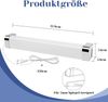 ZMH LED Spiegel-Wandleuchte mit 10W Fassung, 2er Set, Neutralweiß 4000K, Chrom Bild 2