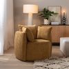 Bronx71 Sessel Ruby Chenille ockergelb/cognac Bild 4