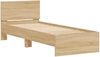 vidaXL Bettgestell ohne Matratze mit Kopfteil Sonoma-Eiche 90x200 cm 838626 Bild 3