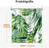 Duschvorhang Grün Blätter Pflanze 100x200cm Wasserdicht Polyester Badevorhang Bild 2