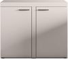 AX LIVING Schmal Kommode Spacoro 2T – Eleganz für Ihr Zuhause, Beige Bild 4