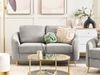 2-Sitzer Sofa Polsterbezug hellgrau gold TROSA Bild 3