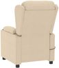 vidaXL Massagesessel Creme Stoff 339067 Bild 4