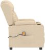vidaXL Massagesessel Creme Stoff 339067 Bild 3