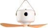 Reality Leuchten LED Deckenleuchte RENA mit Ventilator, Akku-Hängeventilator mit Licht Ø 27cm Höhe 9cm, Dimmfunktion, USB-Ladefunktion, Ventilatorfunktion, getrennt schaltbar, mehrere Helligkeitsstufen, LED fest integriert, Kaltweiß, LED dimmbar, USB-L... Bild 4