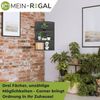 Coemo Eckregal Corner 60 aus Holz 3 Etagen Anthrazit Bild 3