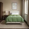 vidaXL Ganzjahresbettdecke Gepolstert Grün 140 x 220 cm Mikrofaser 42026043 Bild 4