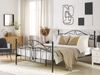 Metallbett schwarz Lattenrost 140x200 cm ANTLIA Bild 3