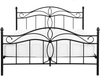 Metallbett schwarz Lattenrost 140x200 cm ANTLIA Bild 5