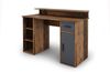Schreibtisch >DIEGO< in Old-Wood-Optik/Anthrazit 120 x 88 x 55 cm (BxHxT) Bild 4
