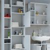Badschrank Ilias Weiß 60 x 190 cm Vicco Bild 5