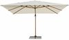 Casa Padrino Luxus Ampelschirm mit Ständer Beige / Braun 400 cm - Garten Accessoires Bild 2