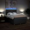 vidaXL Boxspringbett mit Matratze Dunkelgrau 140x190 cm Stoff 3294366 Bild 4