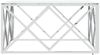 vidaXL Couchtisch Silbern 80x80x40 cm Edelstahl und Glas 349971 Bild 4