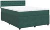vidaXL Boxspringbett mit Matratze Dunkelgrün 160x200 cm Samt 3287797 Bild 2